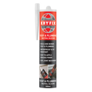 Kryfix roof & plumbing neutral silicone 300ml